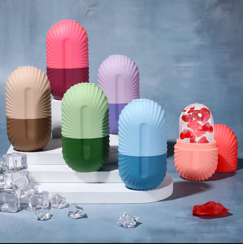 Pack of 3 Silicone Face Ice Roller Face Application Ice Tray Summer.