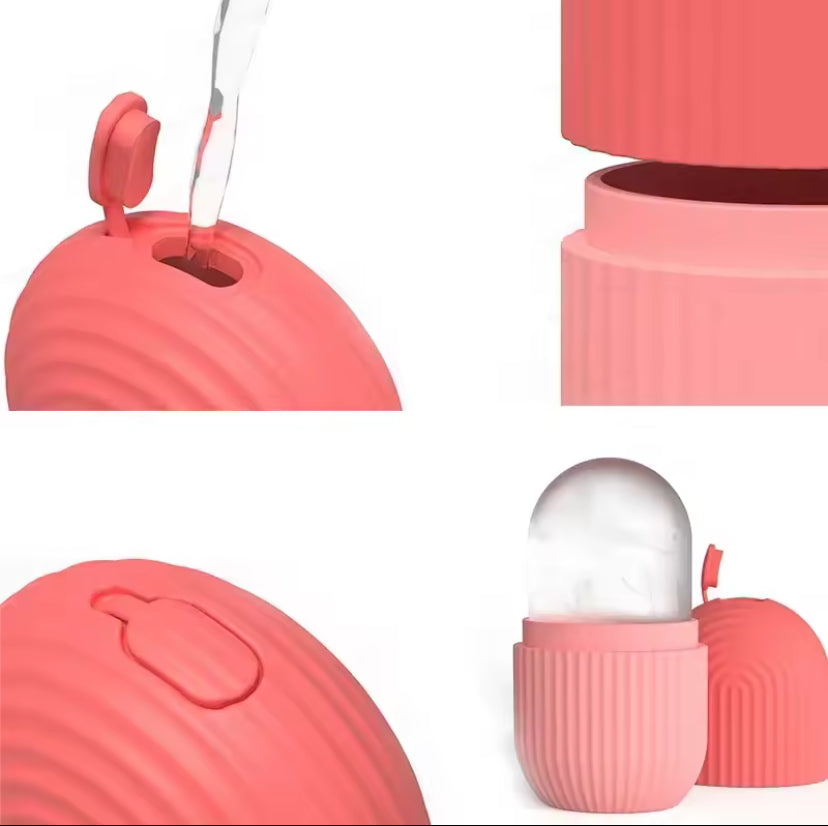 Pack of 3 Silicone Face Ice Roller Face Application Ice Tray Summer.