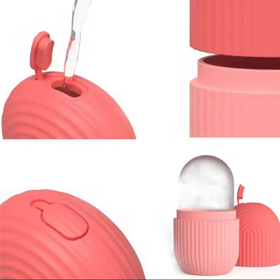 Pack of 3 Silicone Face Ice Roller Face Application Ice Tray Summer.